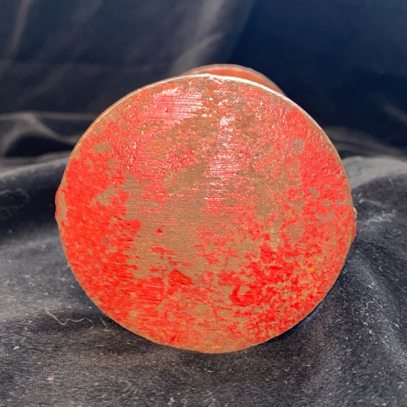 Vintage, MCM, Single EMENEE “B” 2lb. Red Metal Hand Weight, Dumbbell - Picture 10 of 11